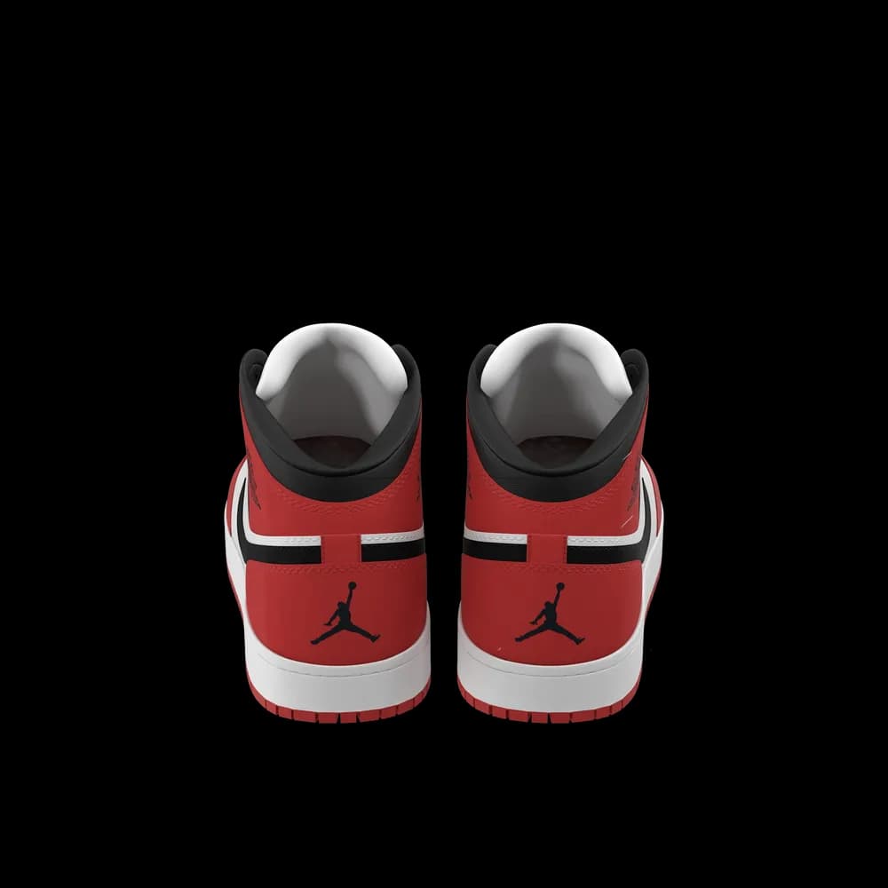 Nike Air Jordan 1 Red And Black